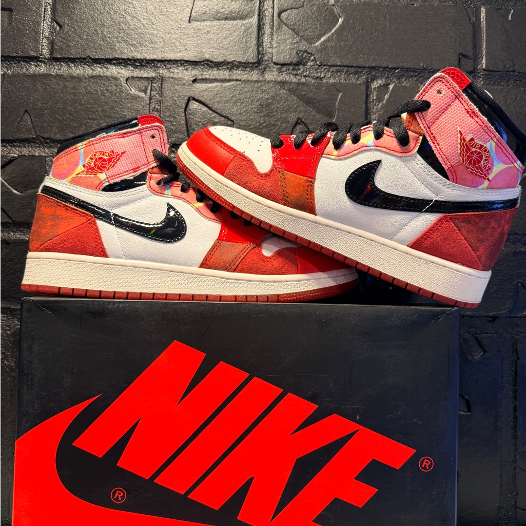 Nike Air Jordan Red And Black High-Tops